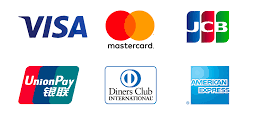 対応クレジットカード VISA mastercard jcb unionpay